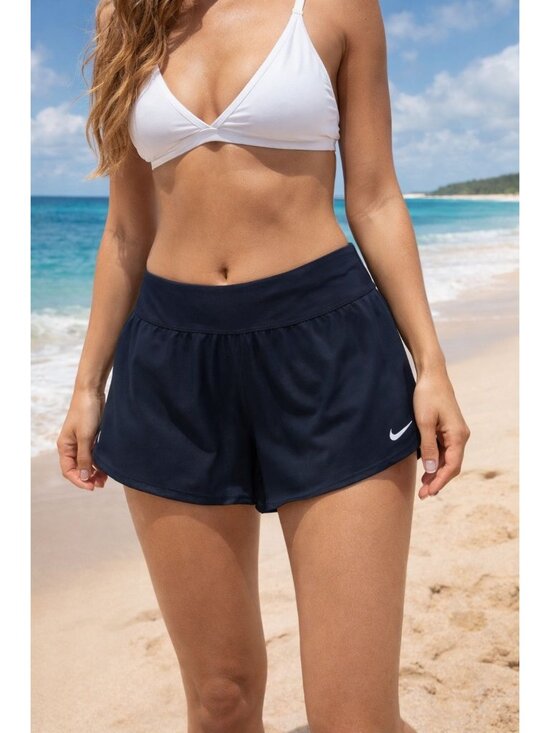 Nike Other - Nike size Medium Women's swim/run shorts attached panty Black